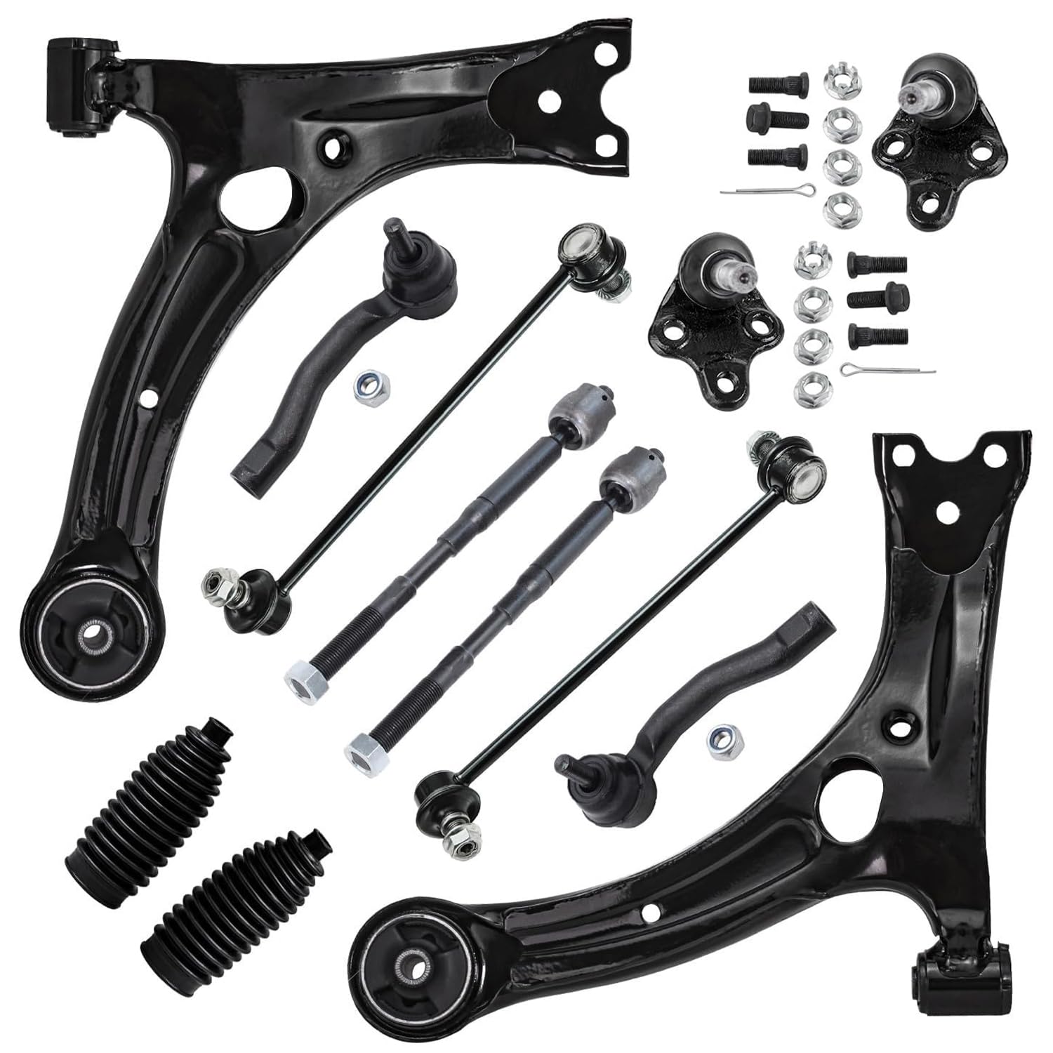トヨタカローラ2003-2008用フロントサスペンションキット Amazon.com: Detroit Axle - Front End 12pc Suspension Kit for